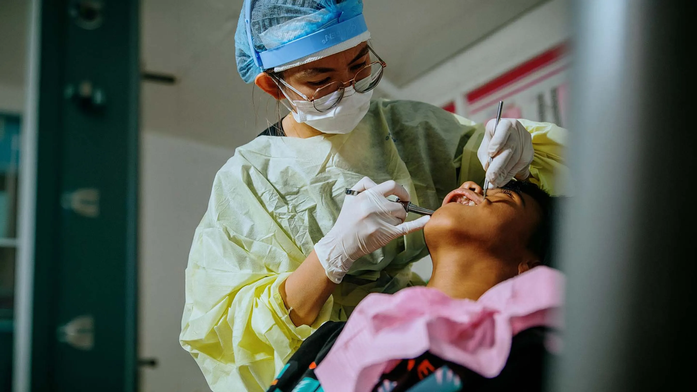 Zahnärztliche Behandlung während einer Medical Mission